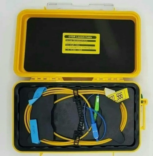 Glasfaser OTDR Startkabel Box 500m Single Mode SC/APC-SC/UPC Dead Zone
