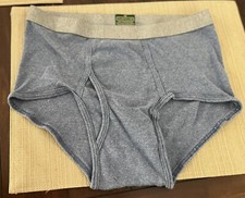 Club Fellow Made In USA Classic Gray Brief Mens Size 36 Fly Front Last One BTS