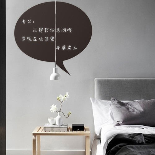 Peel and Stick Instant Chalkboard Round Wall Decal Chalkboard Labels Stickers - Afbeelding 4 van 7