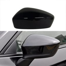 Cubierta de carcasa de espejo retrovisor lateral izquierdo negro brillante para Mazda CX-5 2013-2015