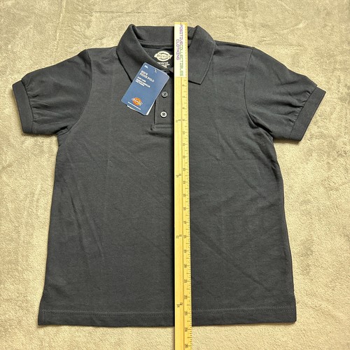 Dickies Polo Kids' Medium Short Sleeve Pique Polo Shirt NWT - Picture 5 of 9