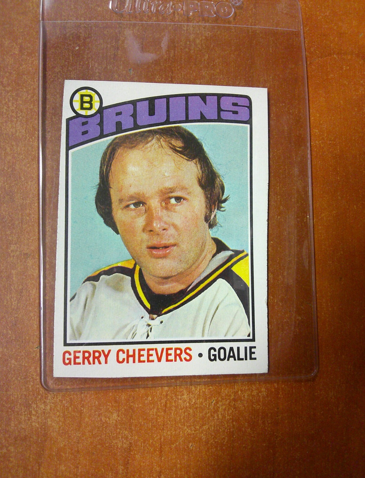 1976-77 Topps - Gerry Cheevers #120 - MINT - PACK FRESH 🔥