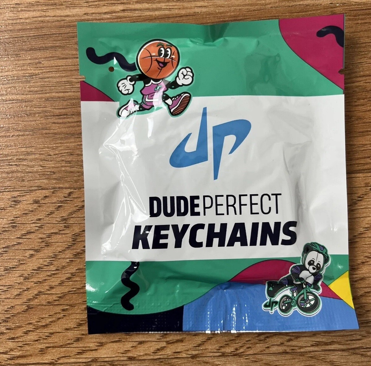 Lot of 5 Dude Perfect Keychains DP-Key 011, 012, 013, 014