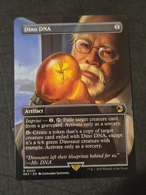Dino DNA Borderless Regular  the Lost Caverns of Ixalan