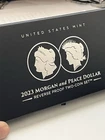 2023 Morgan And Peace Reverse Proof Silver dollar - 2 Coin Set - SF MINT