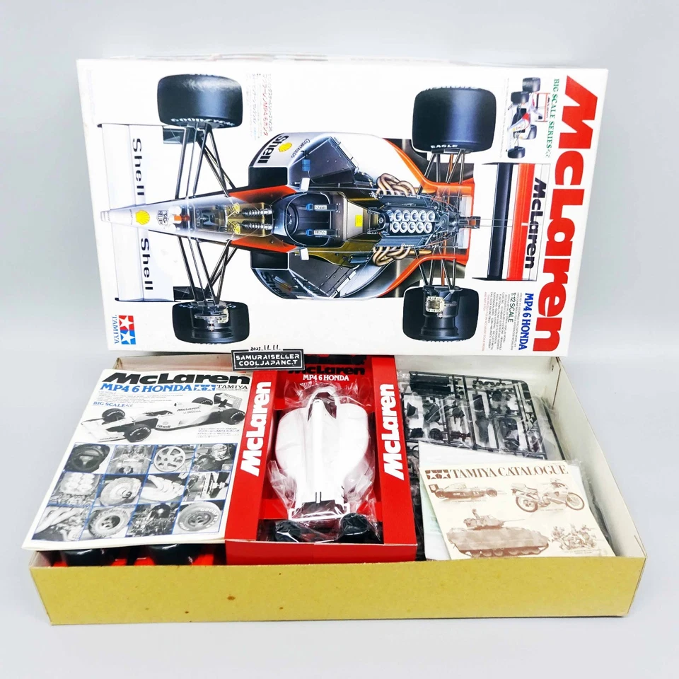 Tamiya 1/12 McLaren Honda MP4/6 Big Scale Series Model Kit Ayrton Senna 12028 - Immagine 2 di 4