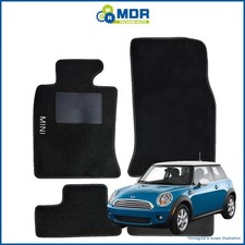 W-Parts Serie 4 Teppiche Teppetins�tze In Schwarz F�r MINI R56 2006-2014