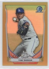 2014 Bowman Chrome Prospect Short Prints Gold Refractor 27/50 Yimi Garcia 0b5