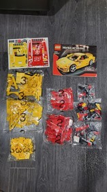 Nice 8143 LEGO RACERS Red & Yellow Ferrari F430 Challenge 1:17 Retired Rare L@@K