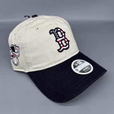 New Era 9TWENTY Women s Khaki Boston Red Sox 2024 Fourth of July Adjustable Hat