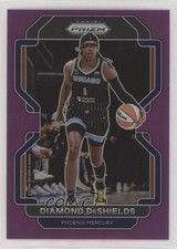 2022 Panini Prizm WNBA Purple Prizm 60/99 Diamond DeShields #45 nd3