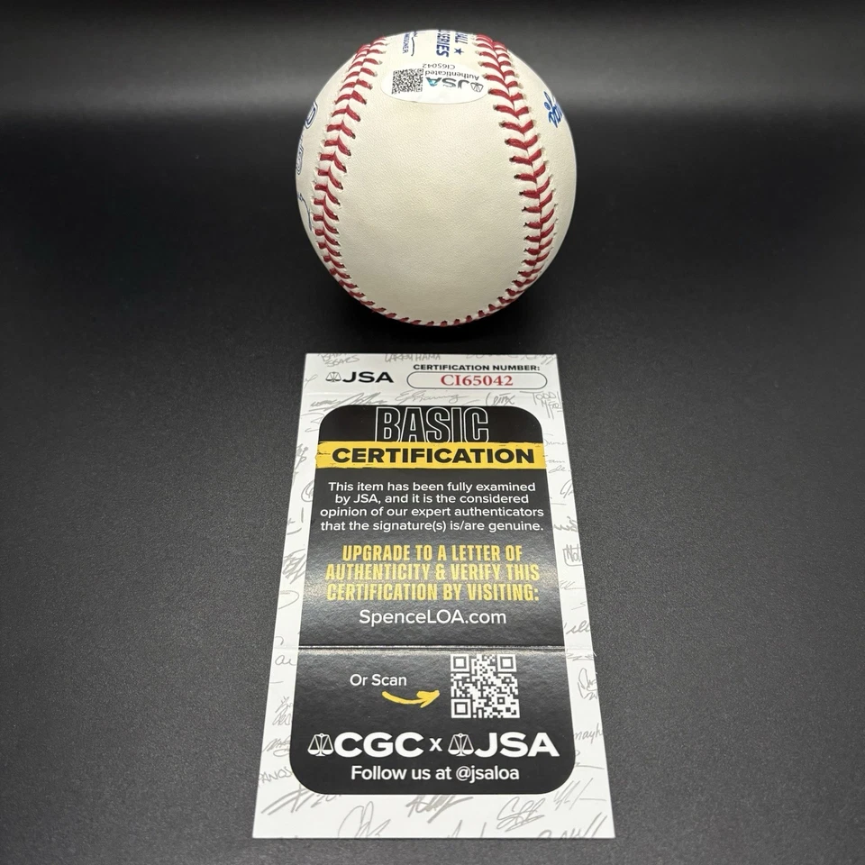 Eddie Murray 1983 World Series Autographed Baseball Baltimore Orioles (JSA) - Image 2 of 2