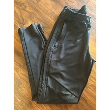 Adidas Pants Women S Climacool 3 Stripe Full Length Black Size Small Zip Cuffs