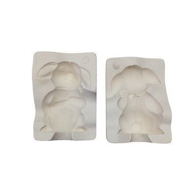 Vintage 1975 Duncan Ceramic Mold TM12 Rabbit Bunny Easter Slip Casting Plaster