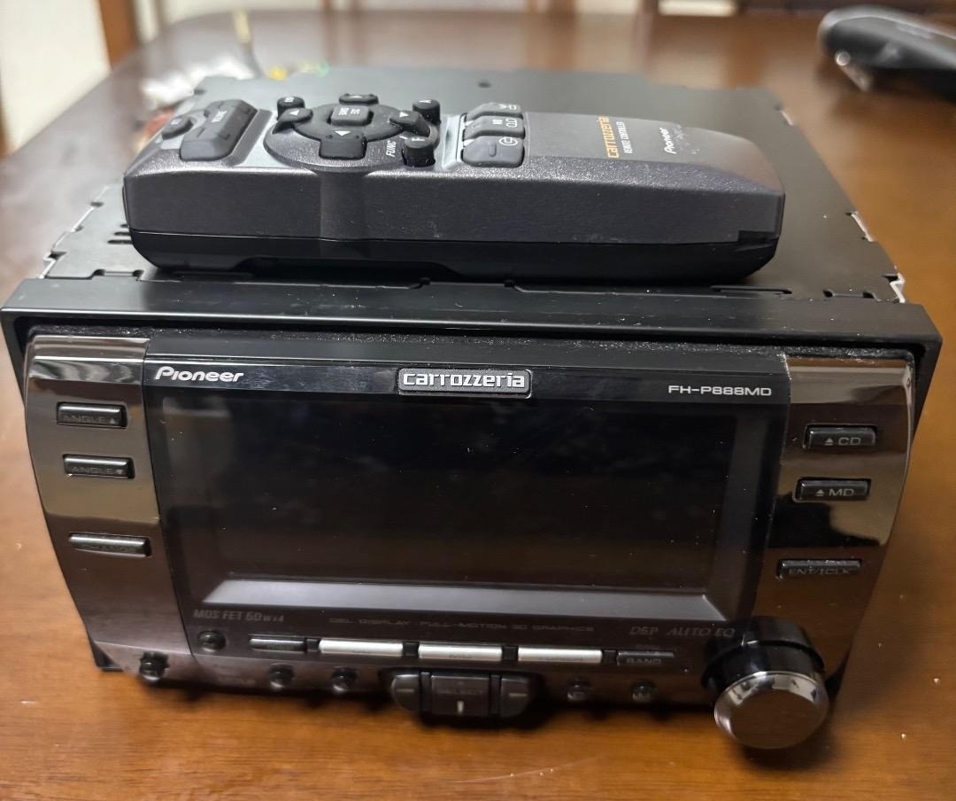 pioneer carrozzeria FH-P888MD 「ジャンク品」 Pioneer FH-P888MD Carrozzeria CD/MD Player Receiver Head