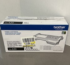 Brother TN-420 Black Toner Cartridge Genuine OEM New Sealed Box