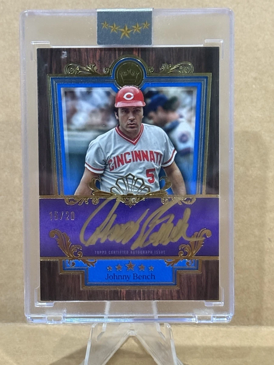 Johnny Bench Autographed Baseball Cards for sale | eBay