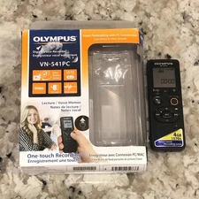 Olympus VN-541PC 4GB Digital Voice Recorder Black