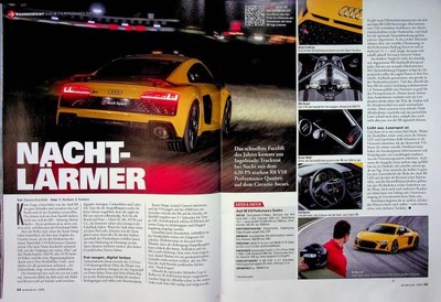 Sport Auto 01/2019 Audi R8 Coupe V10 Performance quattro mit 620PS im Fahrberich