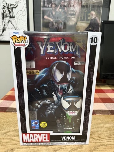 VENOM LETHAL PROTECTOR 10 FUNKO POP COMIC COVER GITD PREVIEW EXCLUSIVE 2022 NM