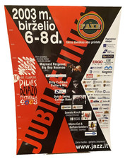 Maynard Ferguson Poster Asis Klaipedos Lithuania Jazz Festival Laminated VTG