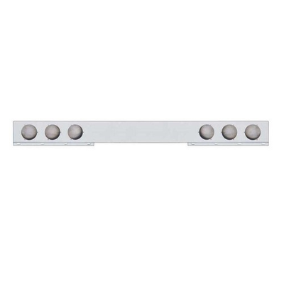 #ad Fortpro Stainless Steel Trailer Rear Light Bar with Six 4quot; Round Cutouts F2476 $345.22