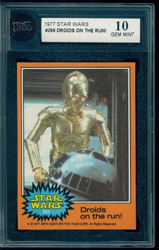 1977 Topps Star Wars #269 Droids on the run! — KSA 10