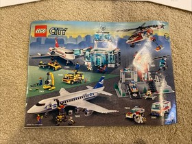 LEGO City 7893 Passenger Plane Set Complete Pieces with Instructions NO BOX