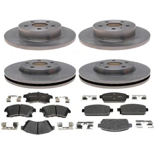KIT-210513-1615 Raybestos 4-Wheel Set Brake Disc and Pad Kits Front & Rear