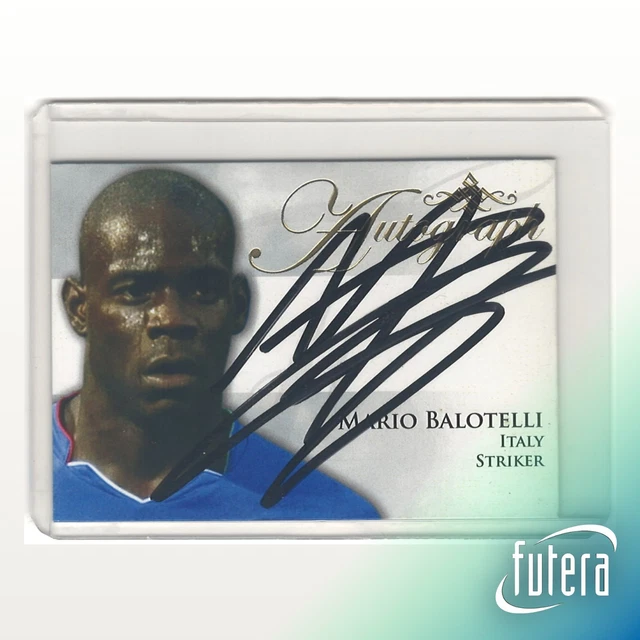 Mario Balotelli – Futerа UNIQUE Autograph – Italy Striker – 4/50 – Hand-Signed