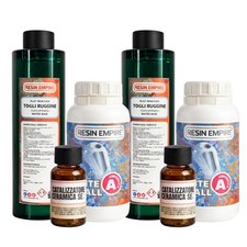 Trattamento Serbatoio Moto Bonifica Rigenera Ripara Anti ruggine Kit Medio 25 l