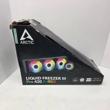 ARCTIC Liquid Freezer III Pro 420 A-RGB black PC Water Cooler AIO Cooling CPU