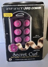 Conair Infiniti Pro Secret Curls 12 Pop Up Hot Snap Rollers 2 Sizes HS63