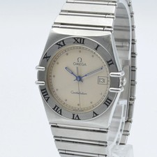 Used OMEGA constellation 396.1070 roman bezel date Wrist watch Men Quartz