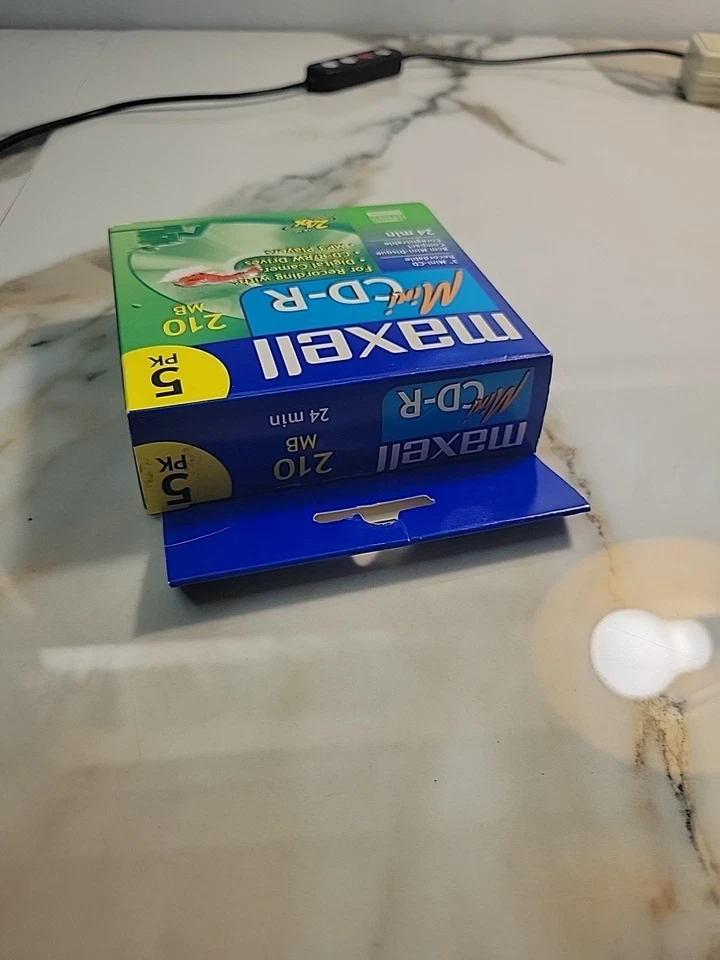 5 Pack Maxell Mini CD-R 210 MB 24 Min NEW  - Image 3 of 4