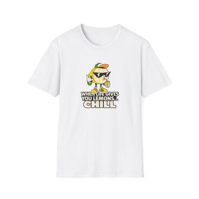 Chill Lemon T-Shirt - Casual Vibe, Perfect Gift, Summer Fun, Soft Tee, Unisex