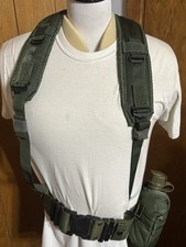 USGI Military LC2 Utility Belt Canteen Suspenders Clips Bundle Lot Medium Belt