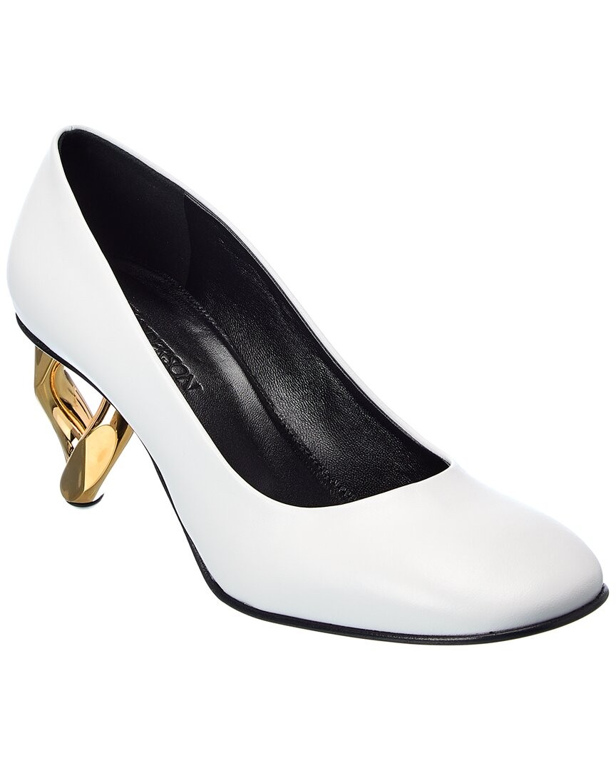 Jw Anderson Chain Link Leather Pump Women's White 37.5