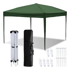 Pavillon 3x3m Festzelt Faltpavillon Gartenzelt Wasserdicht  Seitenteilen  Zelt