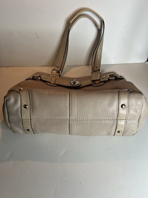 【COACH】コーチ　キャリーケース Coach Carly Ivory Leather Carryall Satchel J0873-13236 Cream
