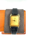 vintage seiko exceline 18mm Women Quartz Watch 1221-5770 New Battery  -f496