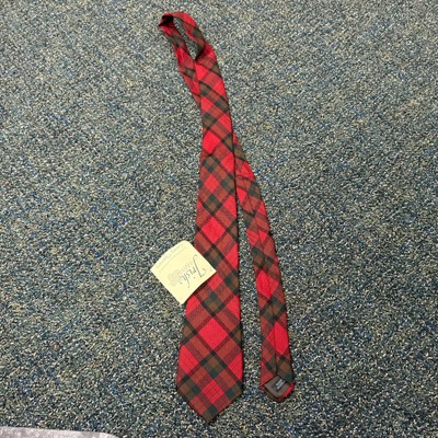 IRISH COUNTY 100% pure wool MacDonnell TARTAN NECK TIE 60 
