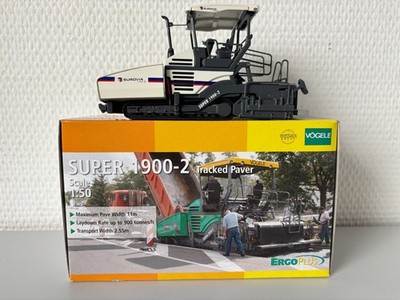 Vögele Super 1900-2 Straßenfertiger EUROVIA  NZG #671/04 1:50 OVP  Sondermodel