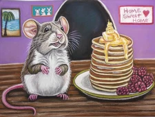 Mouse Original painting-Whimsical