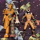Power Rangers Time Force Frax & Cyclobot Action Figures Vintage 2000 Bandai Lot