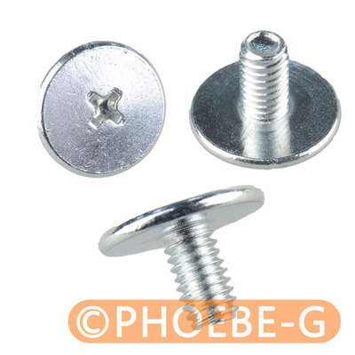 Viti A Testa Larga A Testa Piatta Con Croce In Zinco Blu E Bianco, Viti A Testa Tonda Grande A Testa Larga, Viti A Testa Larga A Testa Piatta-M4 * 10 (100 - Foto 2