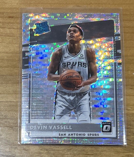 Devin Vassell 2020-21 Donruss Optic Silver Pulsar Prizm Holo Rated Rookie #161