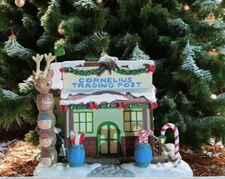 Hawthorne Village RUDOLPH'S Christmas Town YUKON CORNELIUS TRADING POST w/ COA