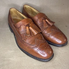 Allen Edmonds 10.5 Colfax Brown Leather Men’s Shoes Very Good Condition 