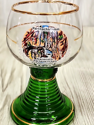 Partnachklamm German Beehive Green Stem Wine Glass | eBay